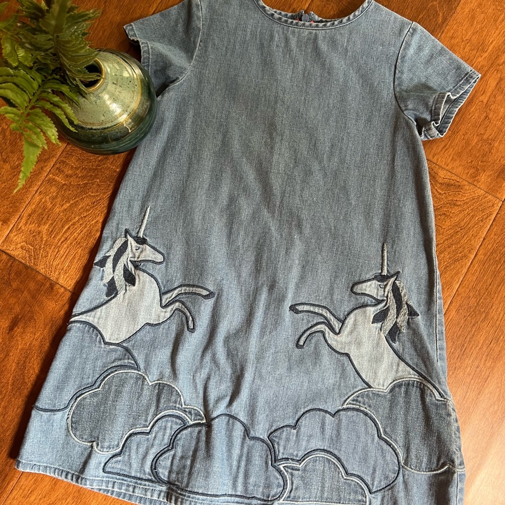 Girls denim dress